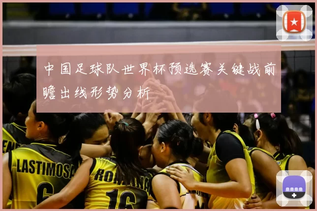 中国足球队世界杯预选赛关键战前瞻出线形势分析