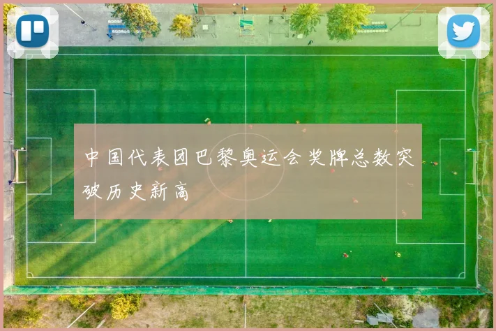 中国代表团巴黎奥运会奖牌总数突破历史新高